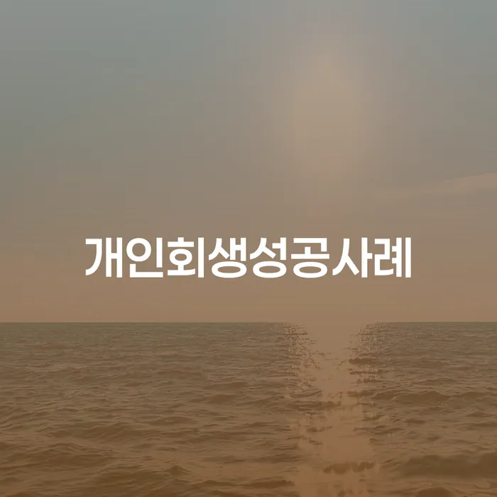 개인회생 기간 빚갚는 방법 절차 이해해야