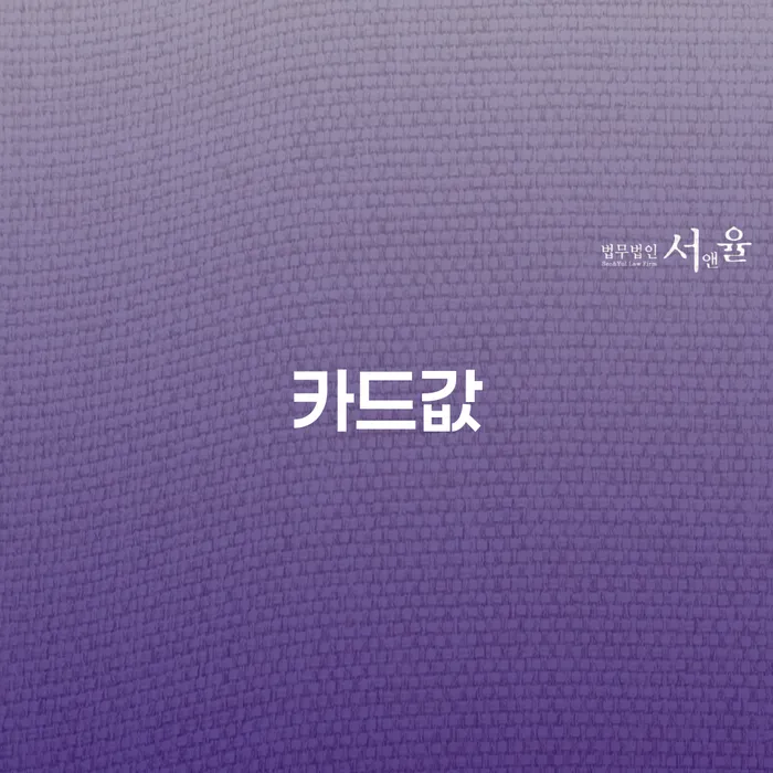 신용카드이용자대출 연체 시 개인회생 제도 신속한상담을