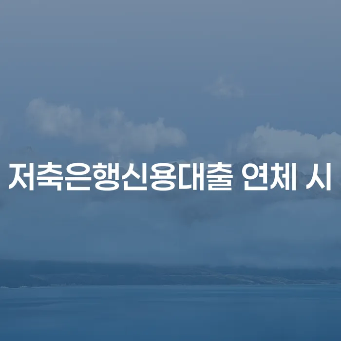 저금리대출 연체 시 빚독촉 성공은