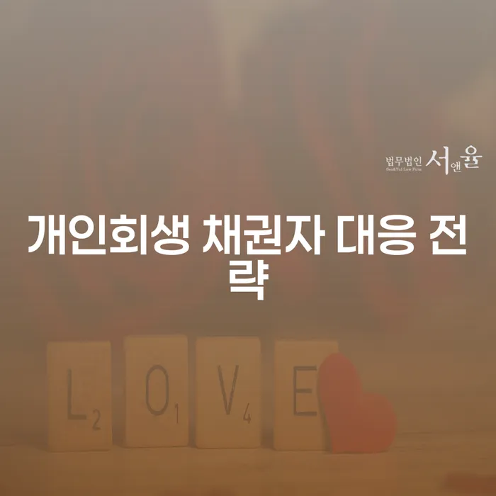 개인회생 신청 시 채권자 대응 전략을 어떻게 세워야 할까요?