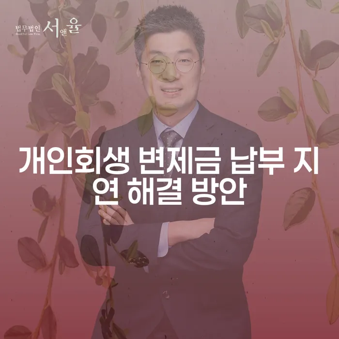 개인회생 변제금 납부 지연, 어떻게 해결할 수 있을까?